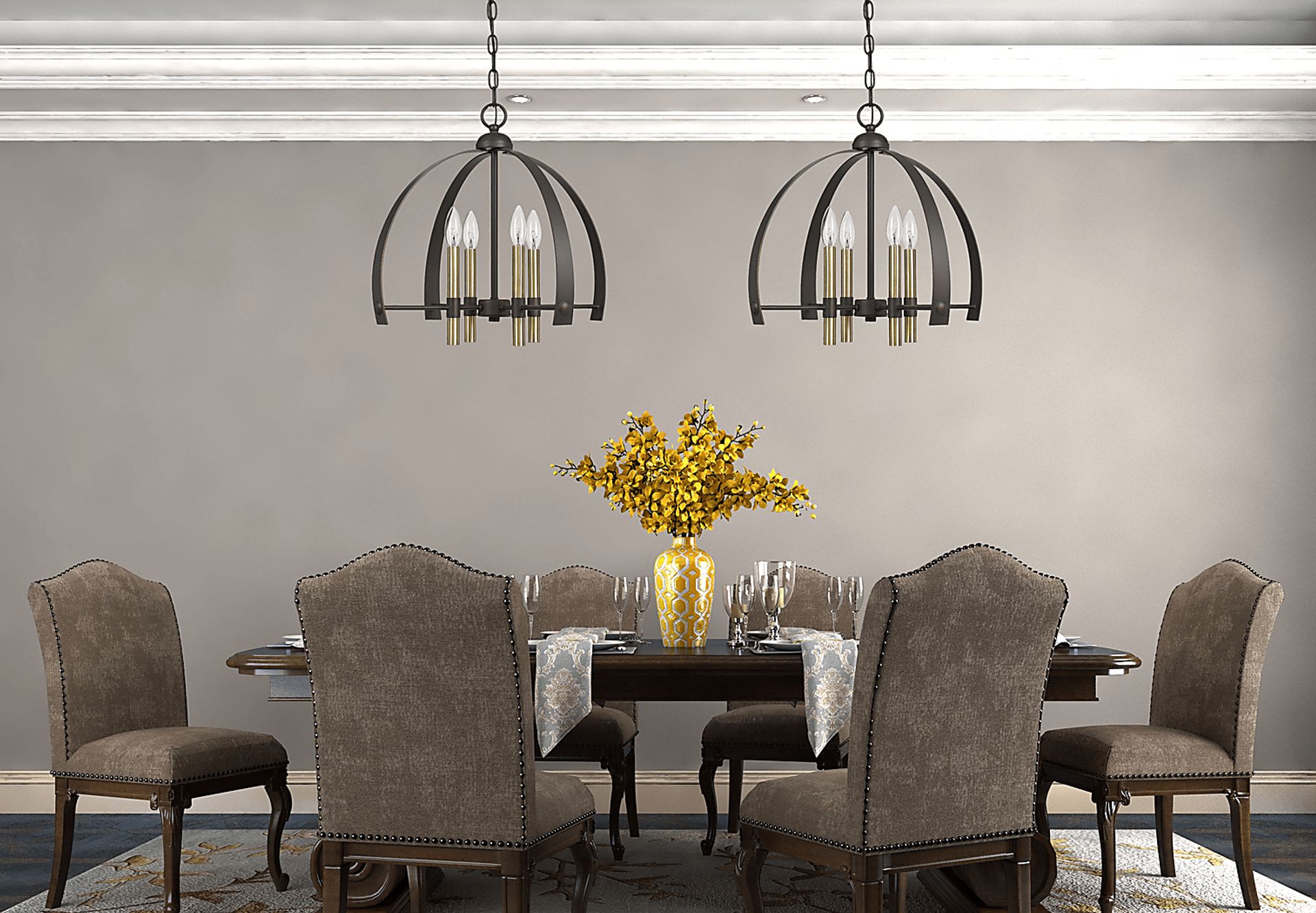 Gateworth Bronze Chandelier - Image 2