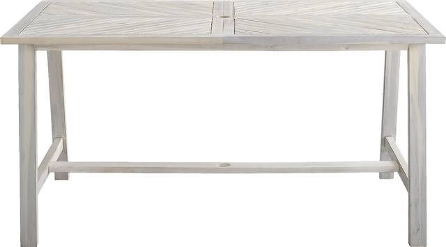 Gatwick White Outdoor Dining Table - Thumbnail - Image 2