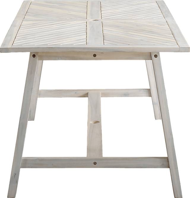 Gatwick White Outdoor Dining Table - Thumbnail - Image 3