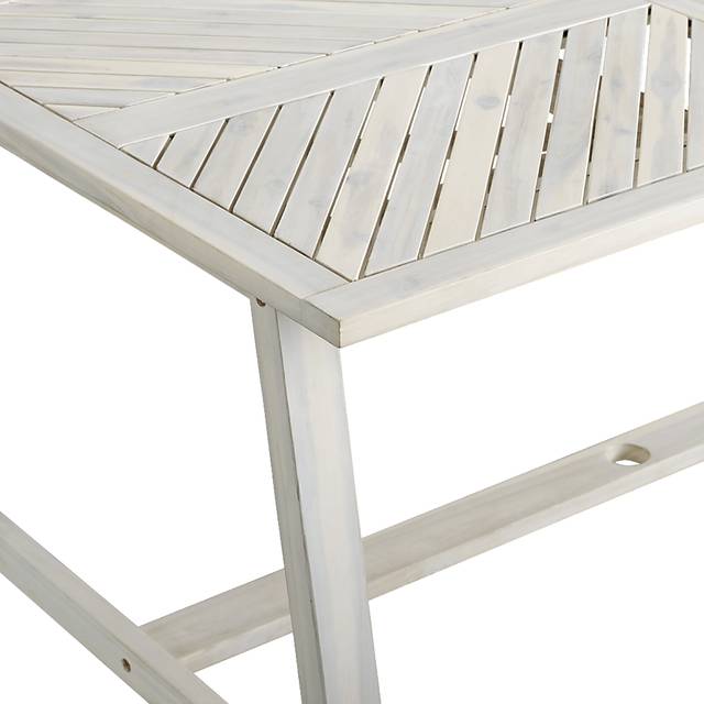 Gatwick White Outdoor Dining Table - Thumbnail - Image 4