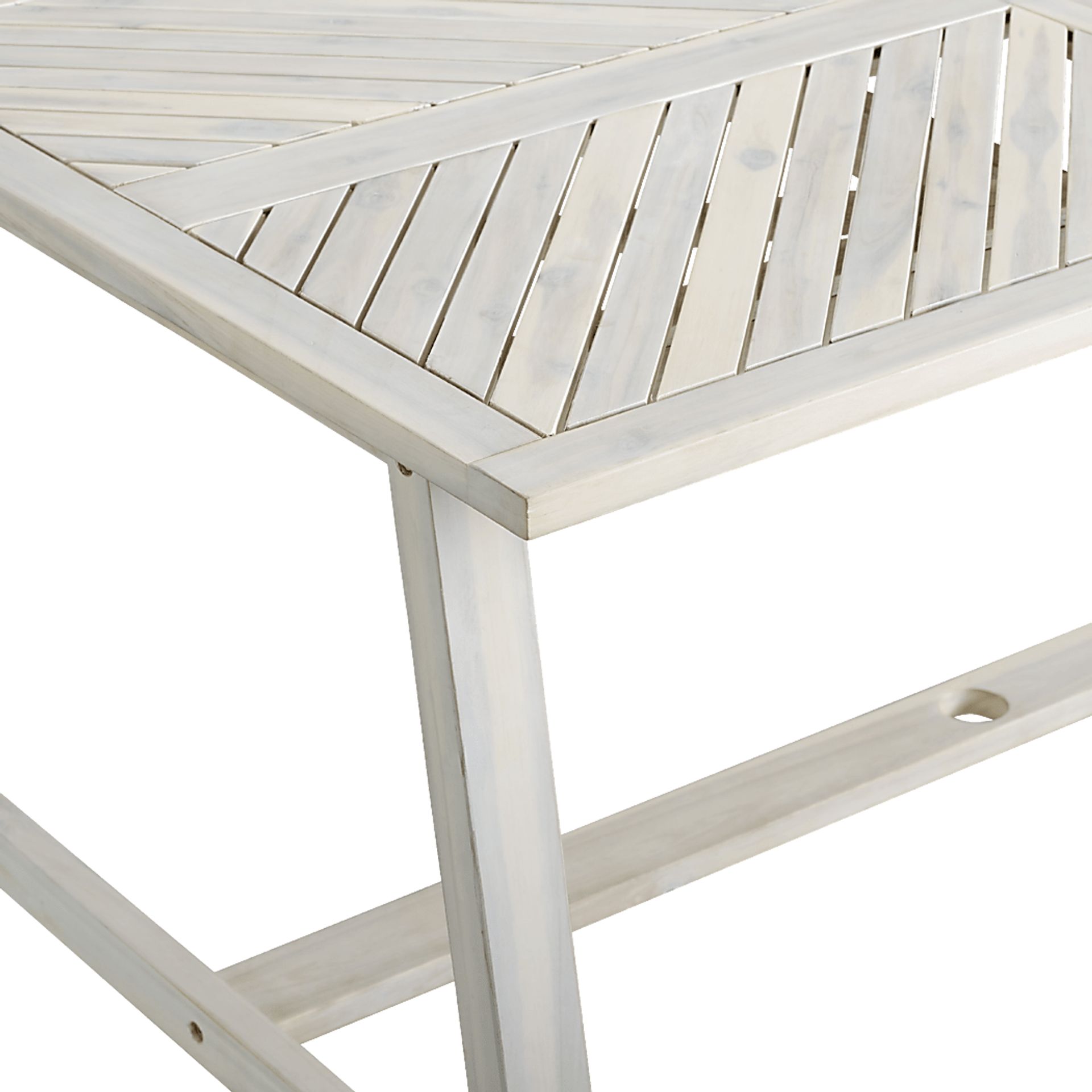 Gatwick White Outdoor Dining Table - Image 4