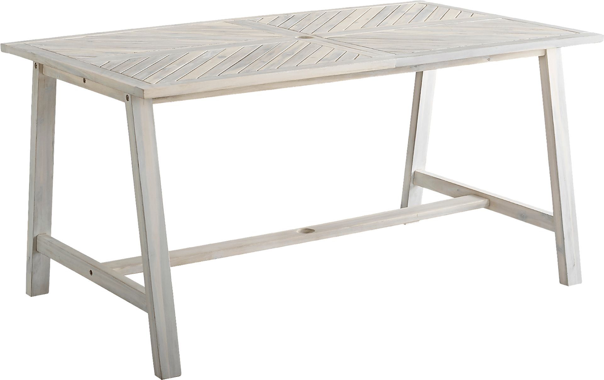 Gatwick White Outdoor Dining Table - Image 1