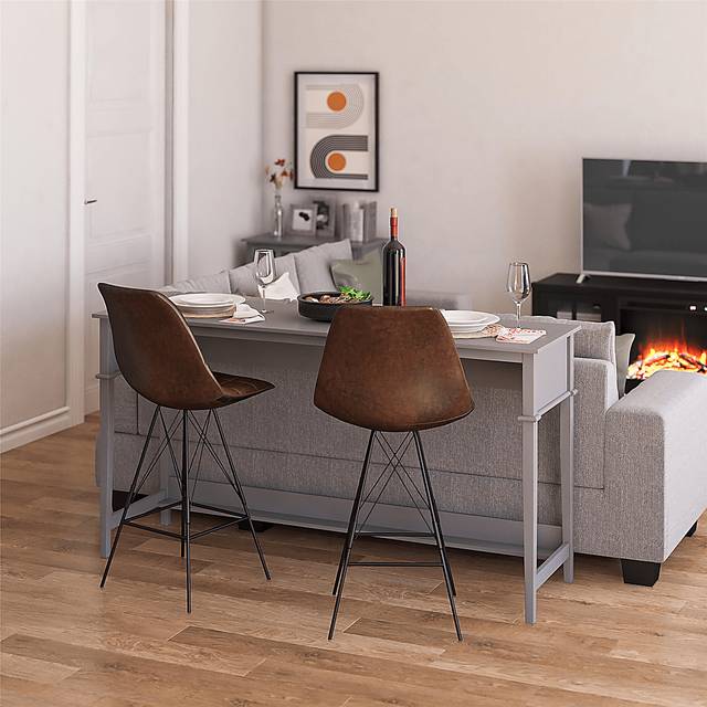 Gaucelm Gray Console Table - Thumbnail - Image 2