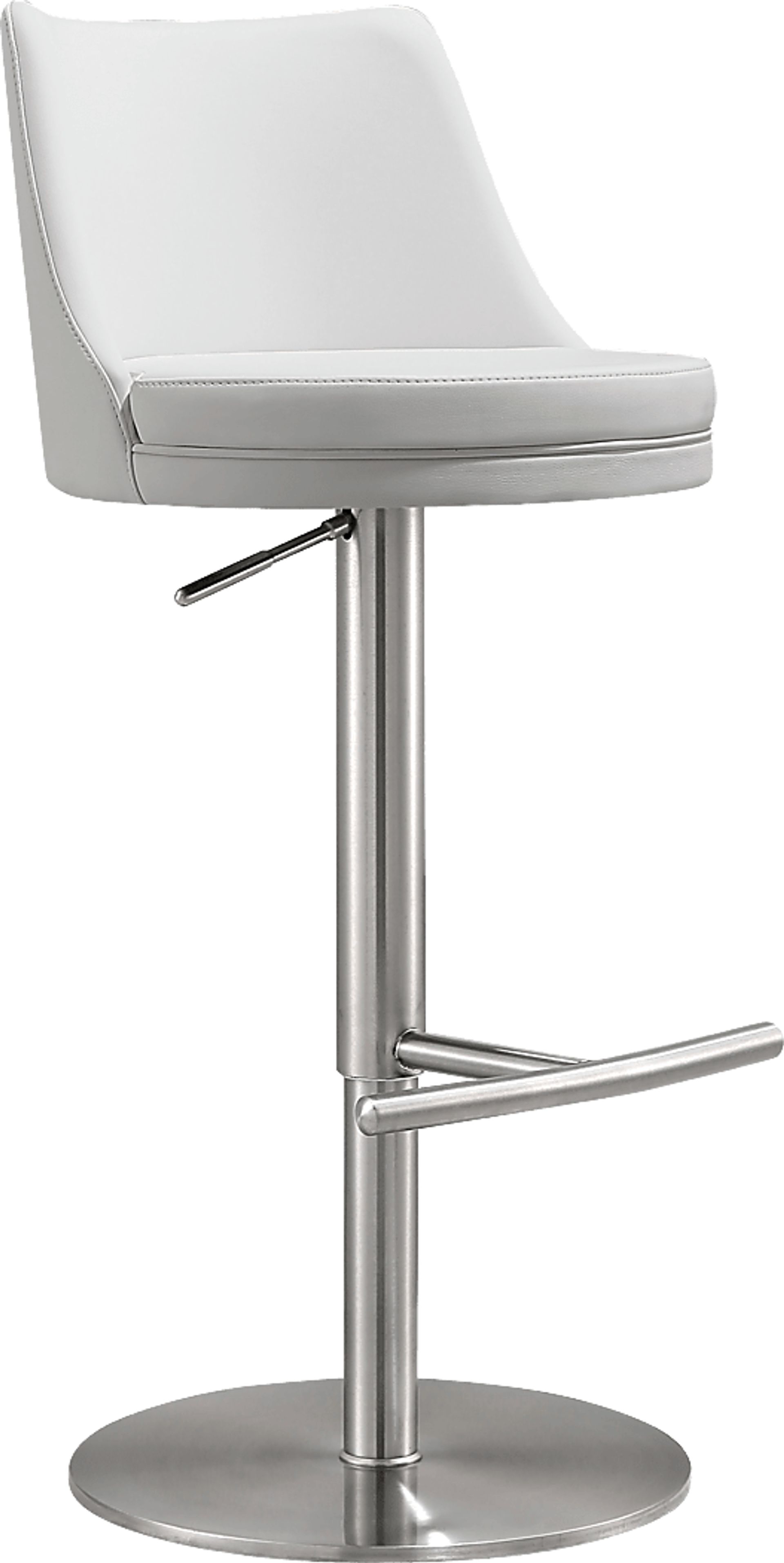 Gaudio White Barstool - Image 1