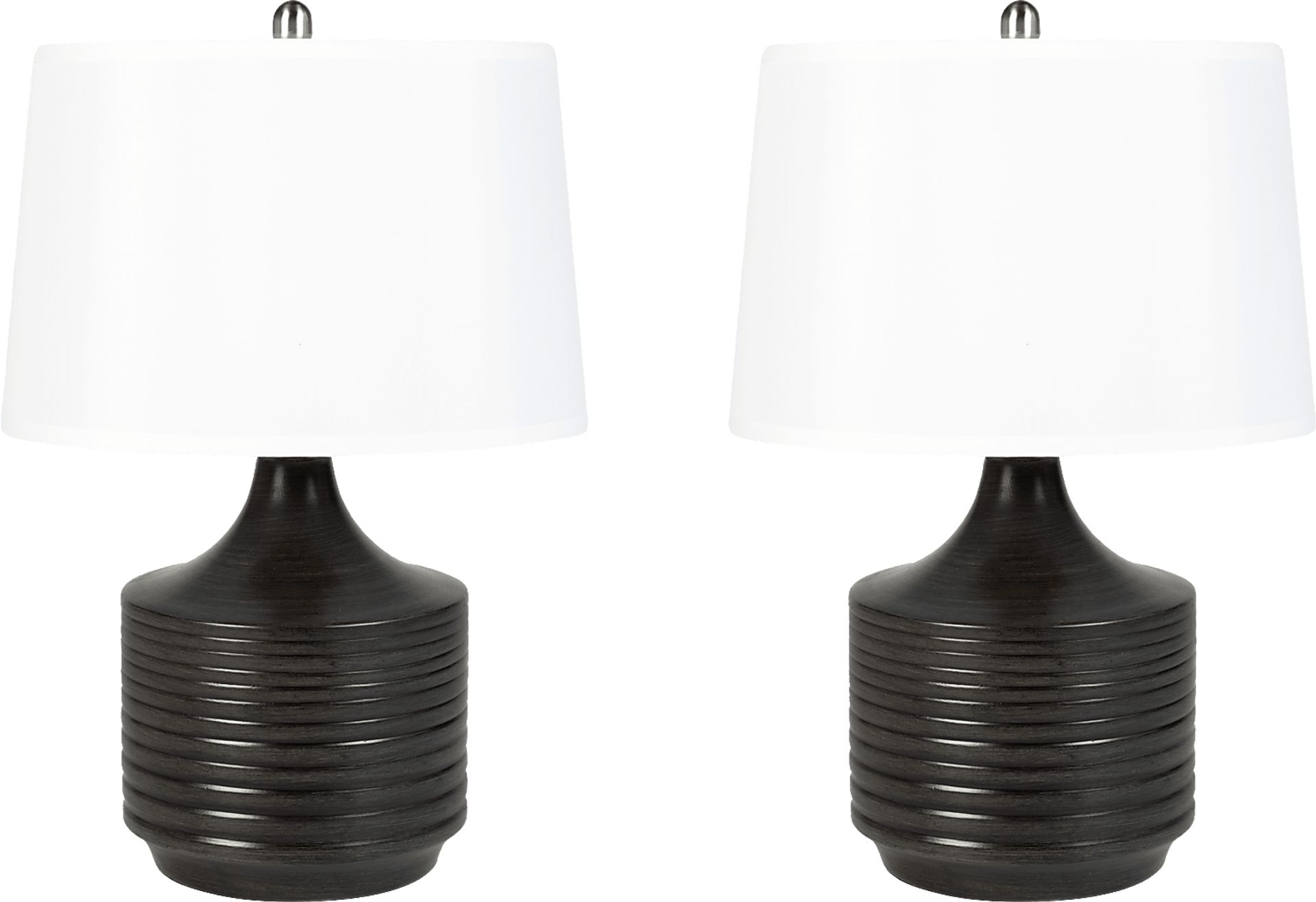 Gaunt Black Table Lamp, Set of 2 - Image 1