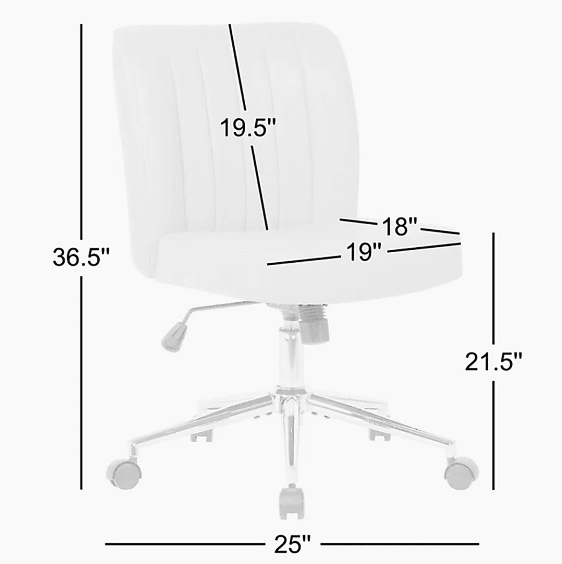Gavenstein Black Desk Chair - Image 5