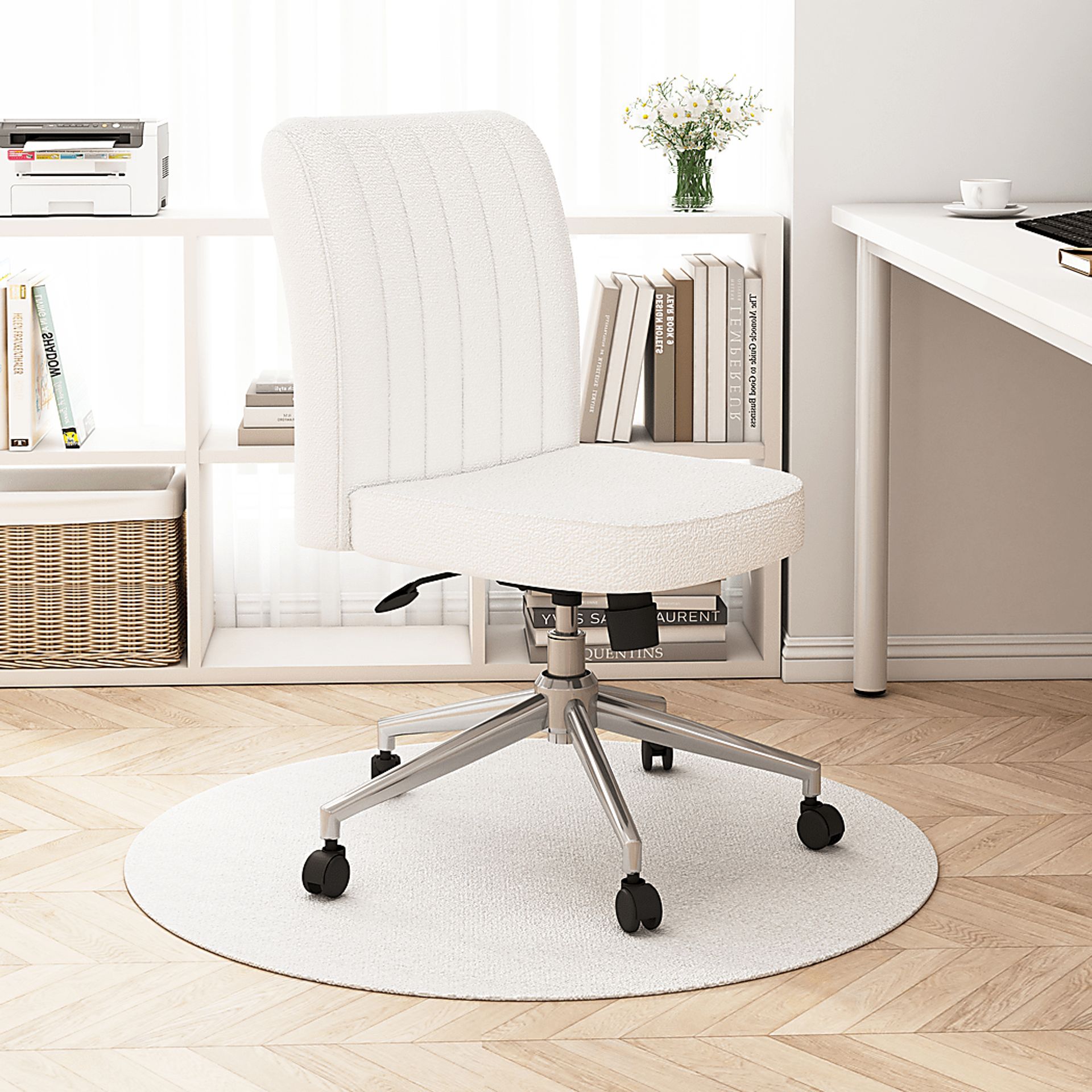 Gavenstein Cream Desk Chair - Image 2