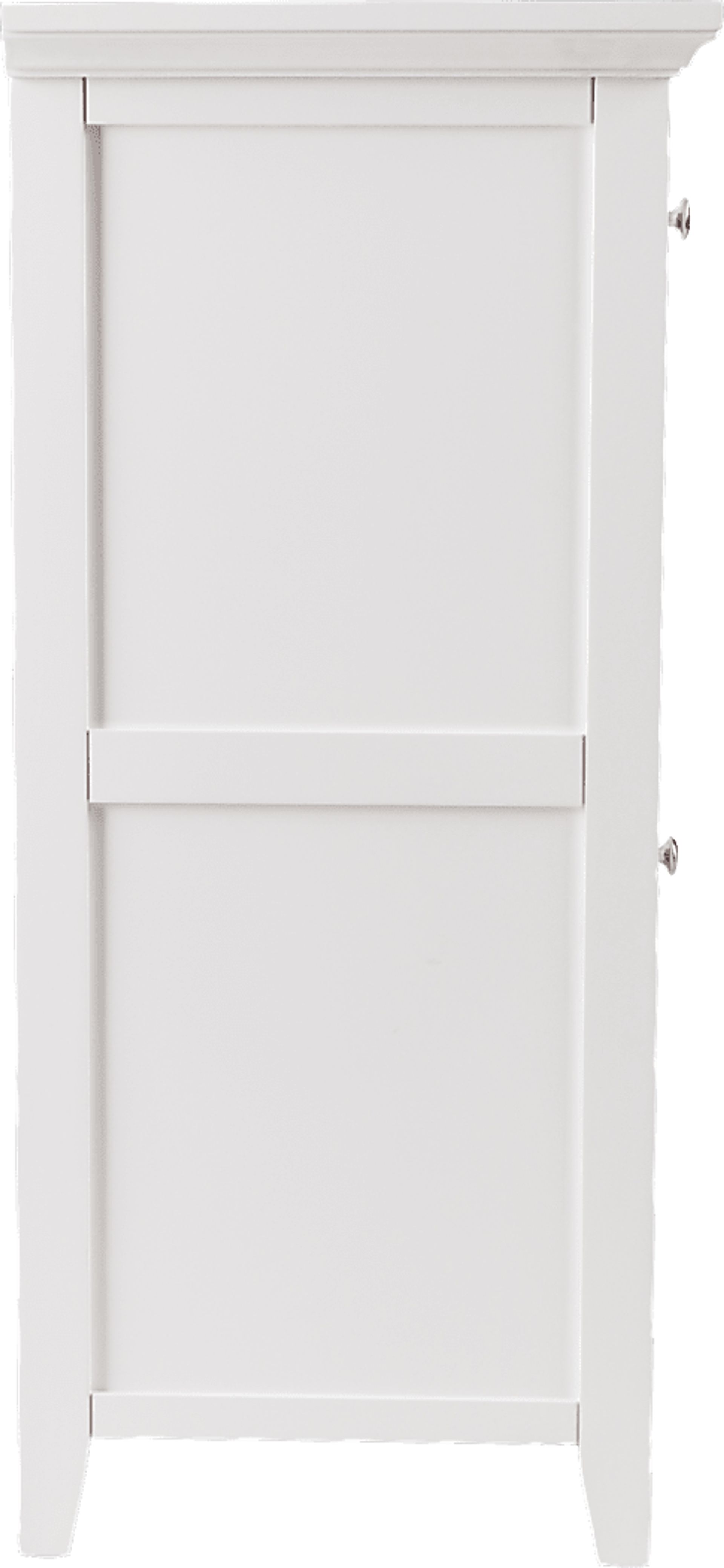 Gavenwood White 48 in. Console with Electric Fireplace - Image 4