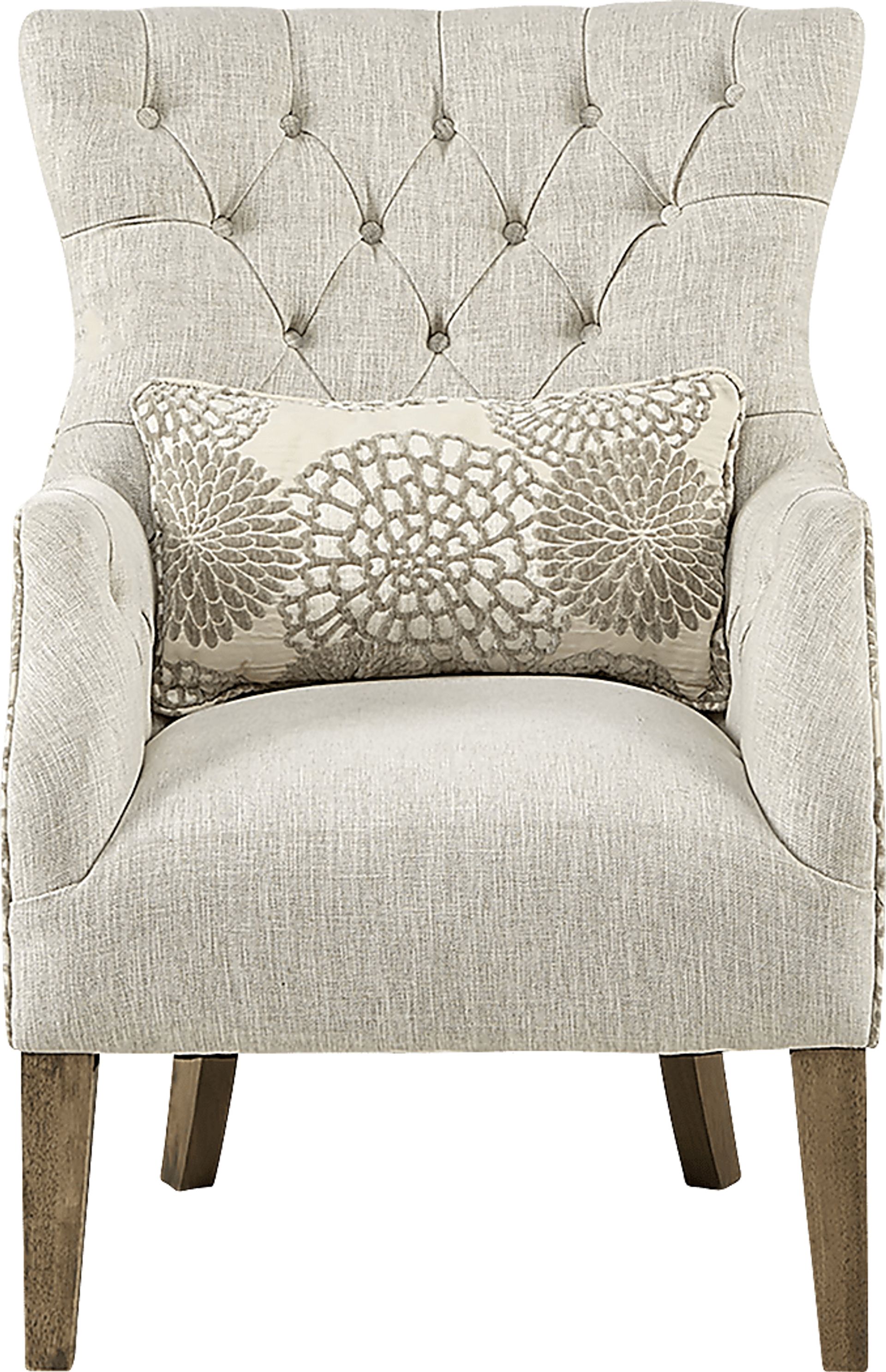Gawain Beige Accent Chair - Image 3