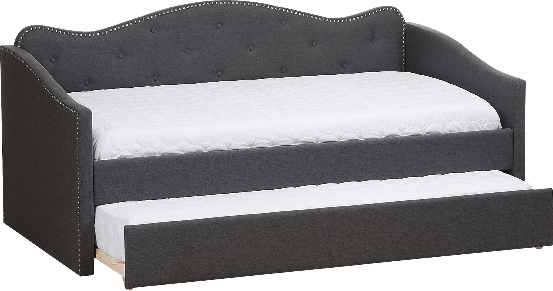 Gawaine Charcoal Daybed with Trundle - Image 3
