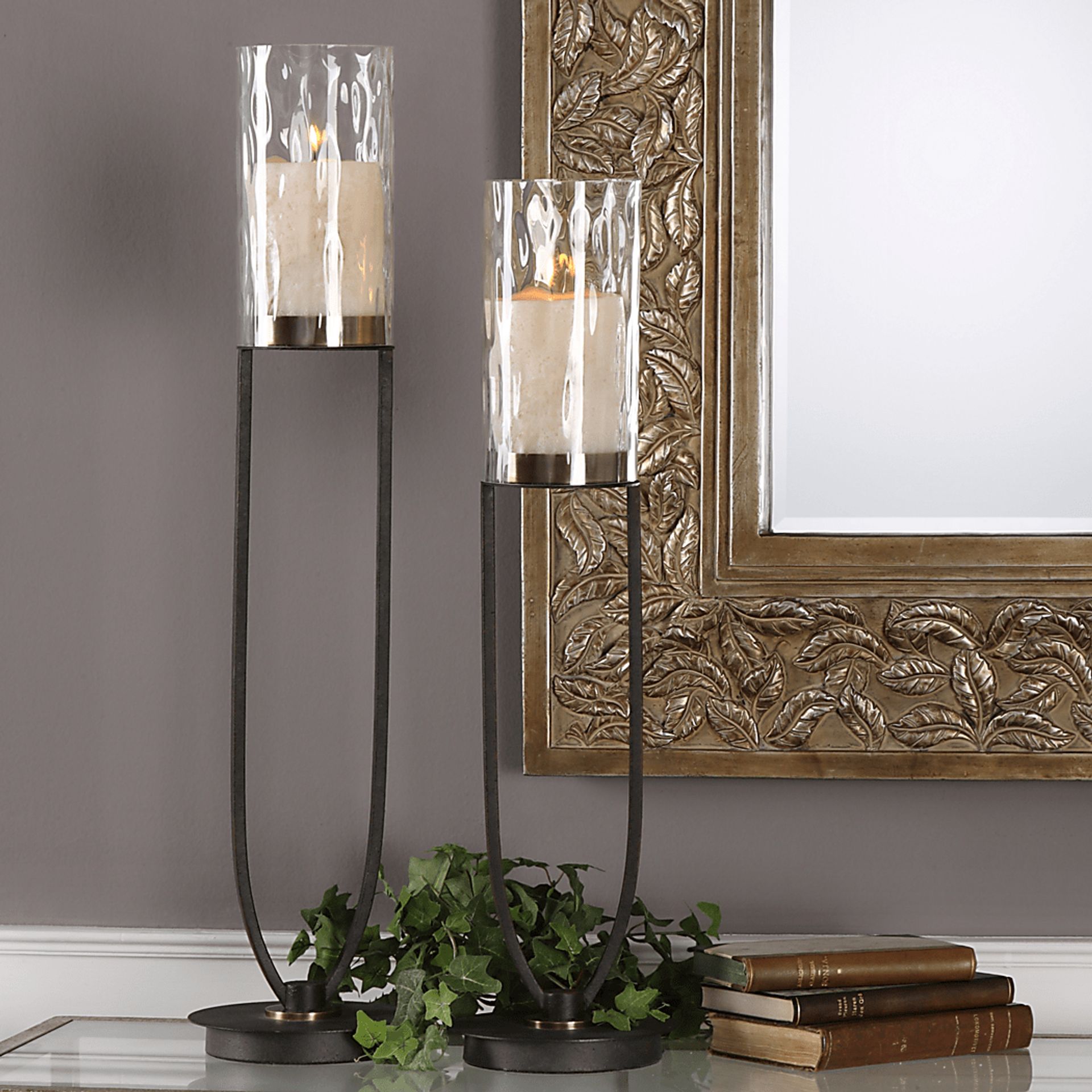 Gaylark Bronze Candle Holder, Set of 2 - Image 2
