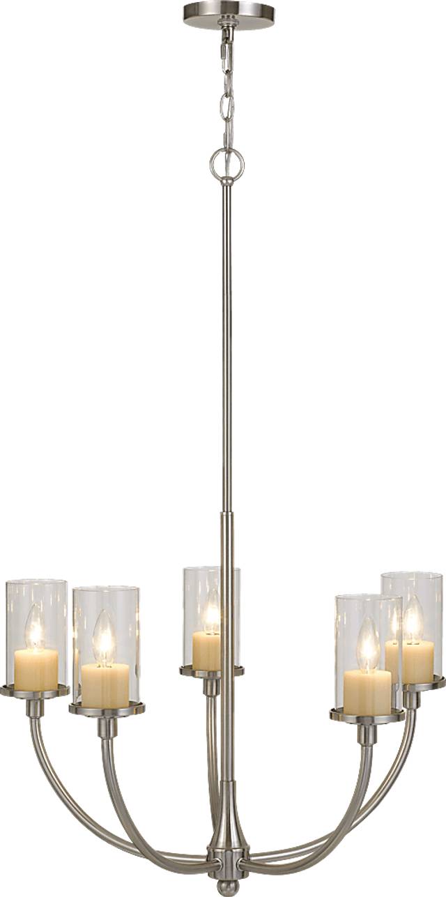 Gaylord Court Nickel Chandelier - Thumbnail - Image 3