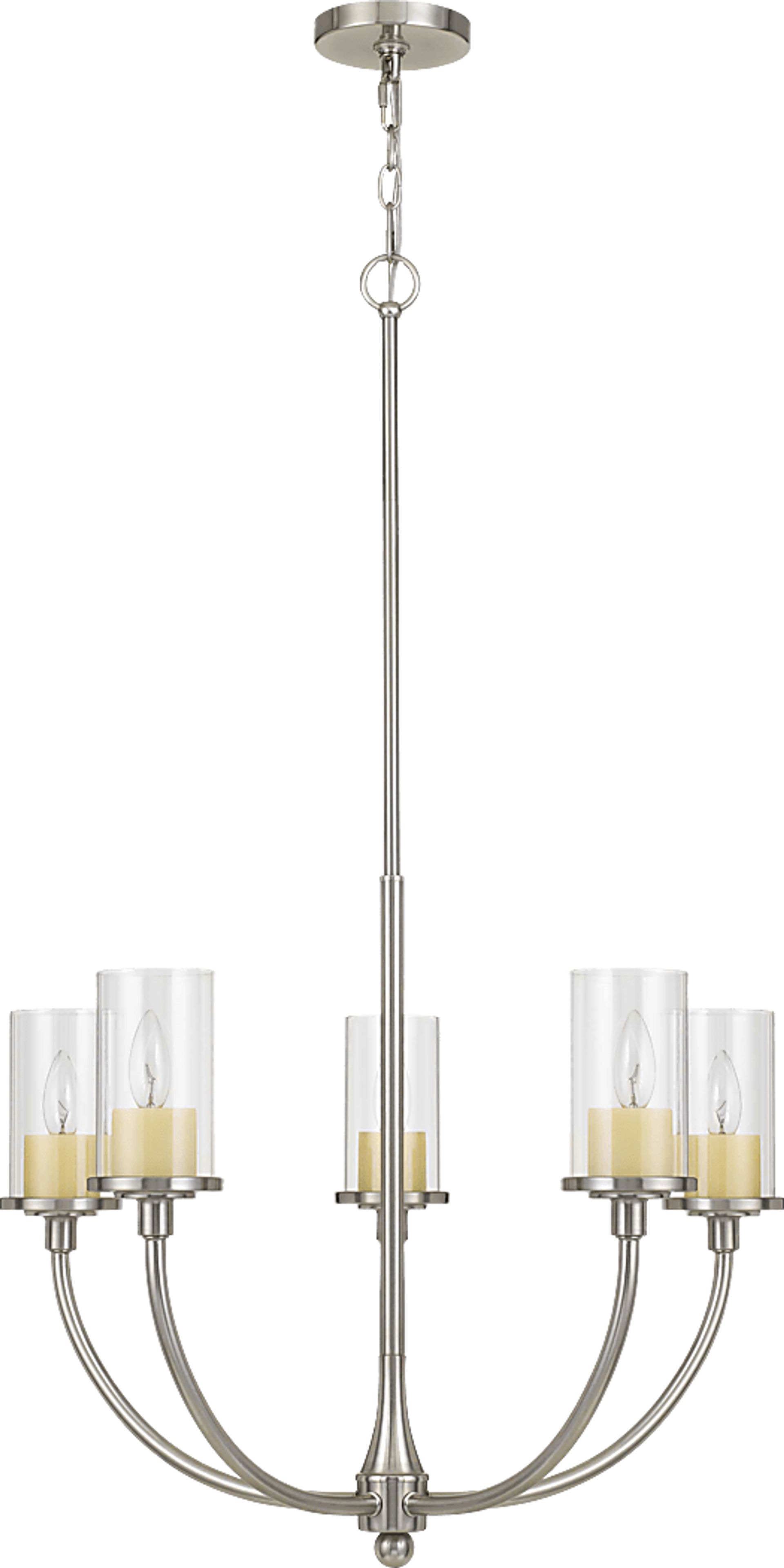 Gaylord Court Nickel Chandelier - Image 1