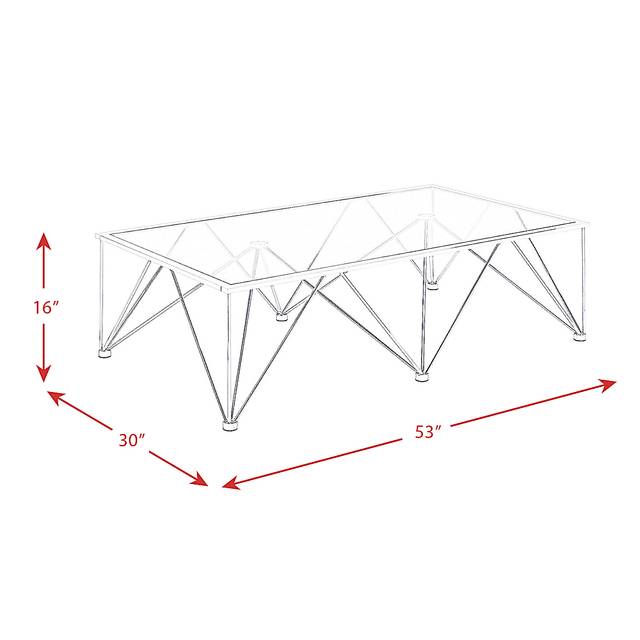 Gaylyn Chrome Cocktail Table - Thumbnail - Image 8