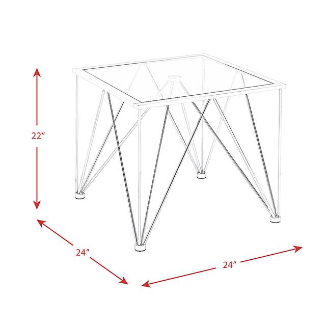 Gaylyn Chrome End Table - Thumbnail - Image 6