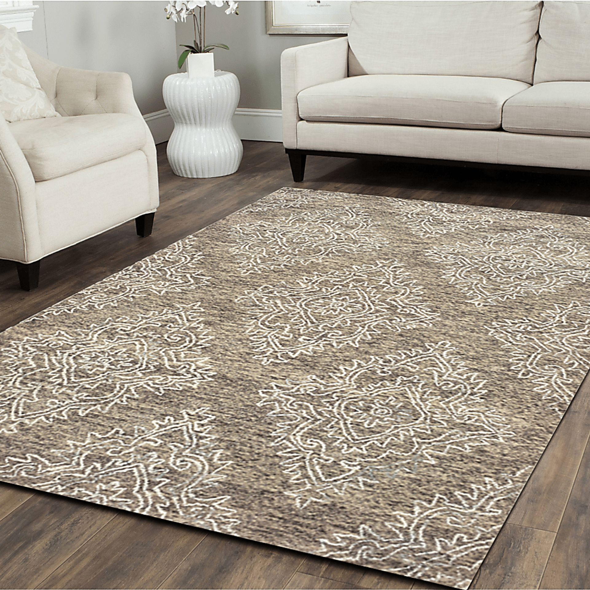 Gaynes Brown 7'9 x 5' Rug - Image 3