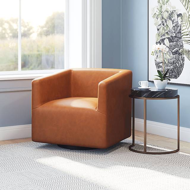 Gayot Brown Accent Chair - Thumbnail - Image 2