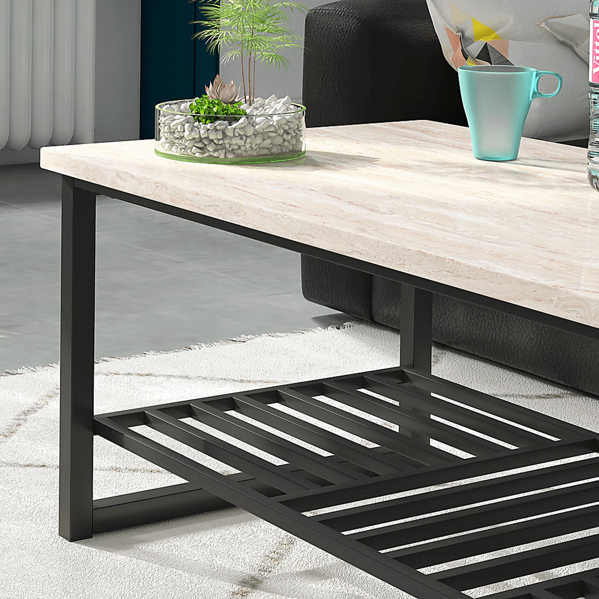 Geartner White Cocktail Table - Image 6