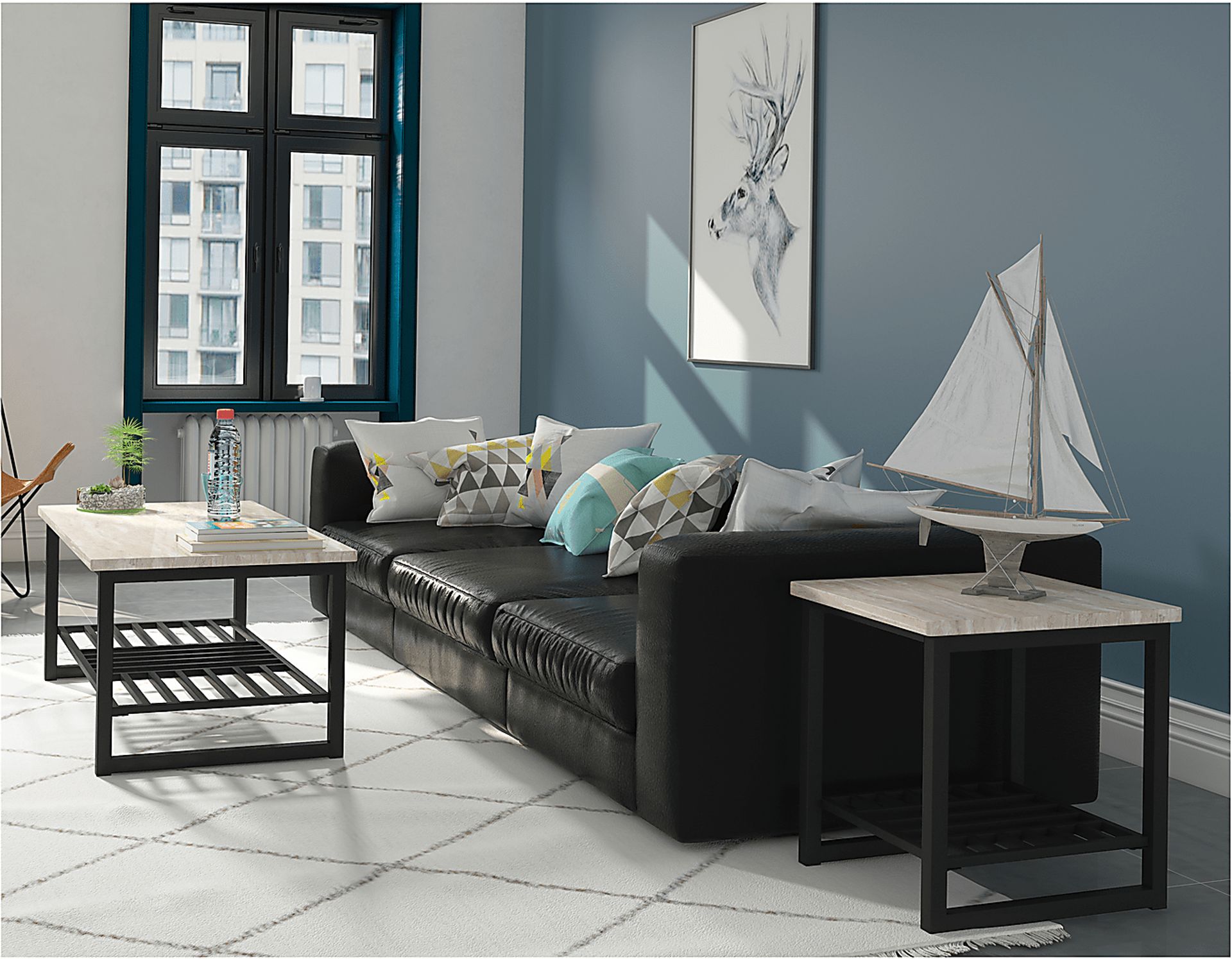 Geartner White Cocktail Table - Image 8