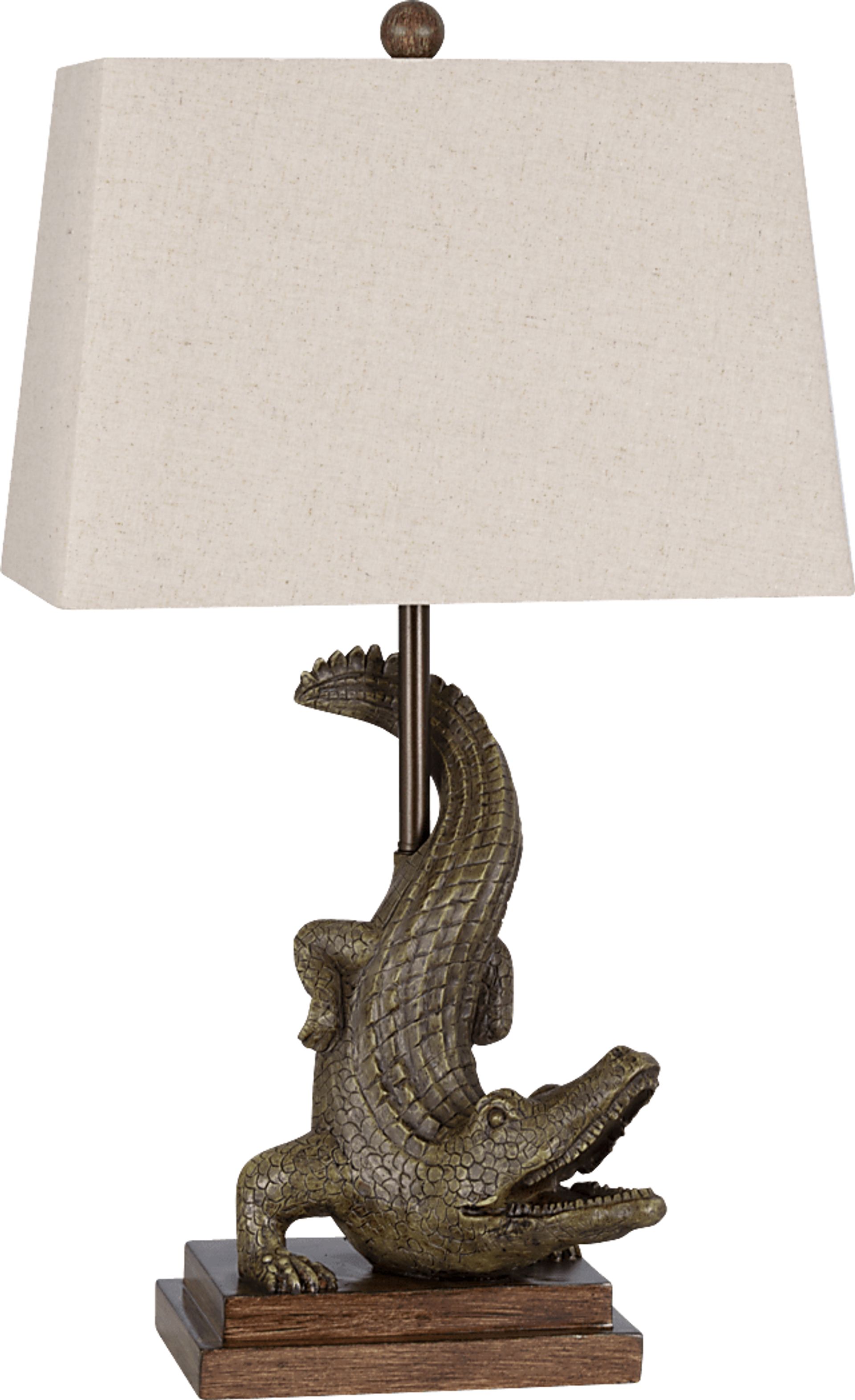 Geary Oaks Green Lamp - Image 1