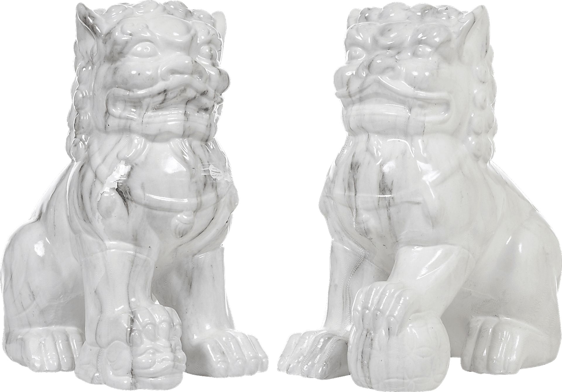 Gebel White Bookends Set of 2 - Image 1