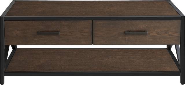 Gebron Dark Brown Cocktail Table - Thumbnail - Image 5