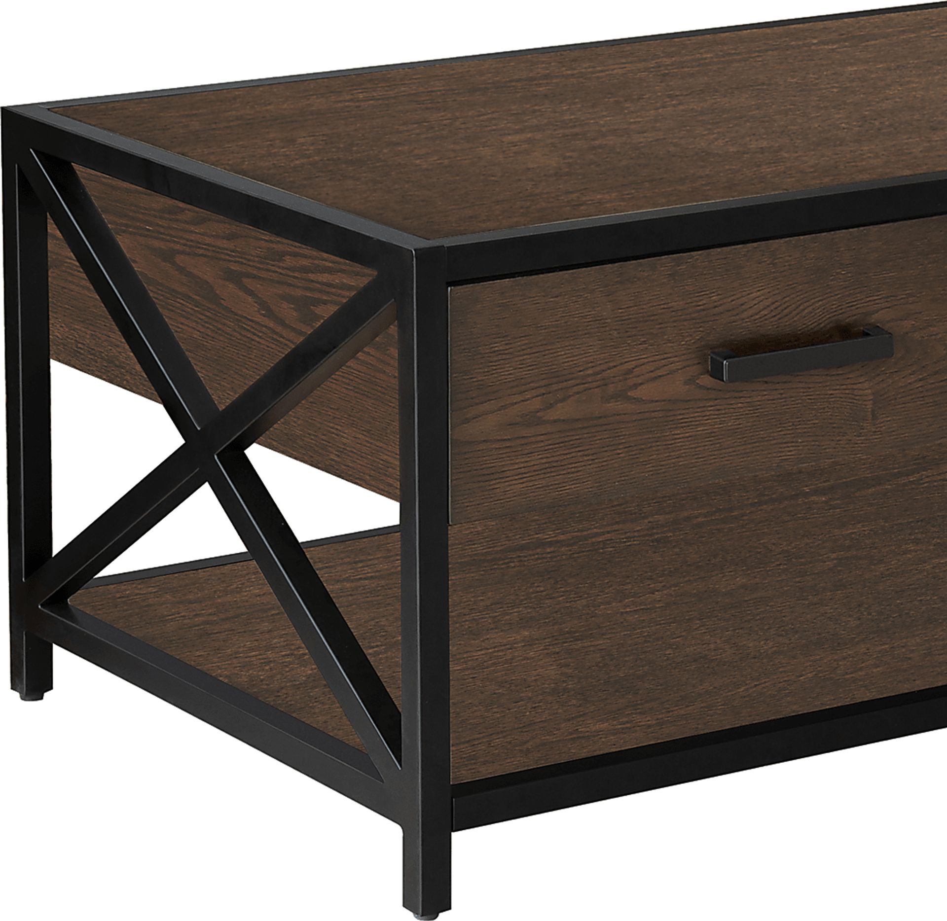 Gebron Dark Brown Cocktail Table - Image 8