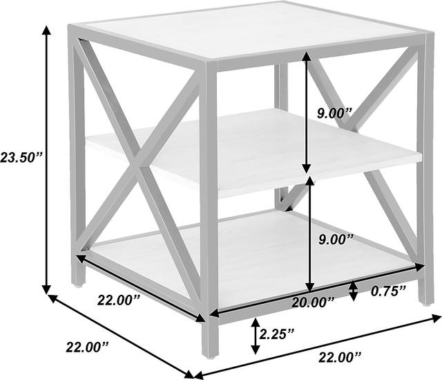 Gebron Dark Brown End Table - Thumbnail - Image 3