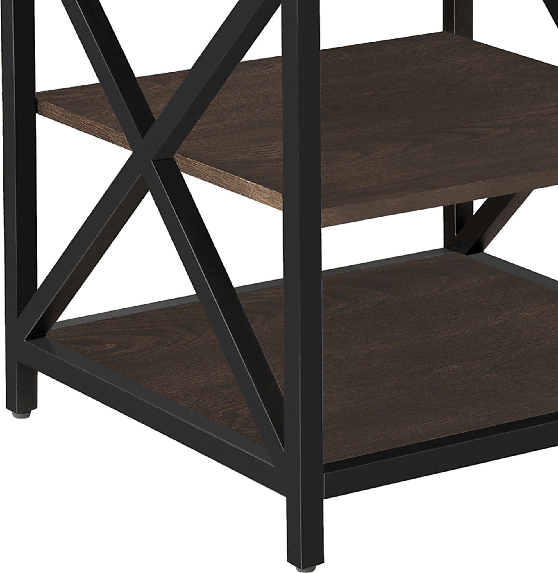 Gebron Dark Brown End Table - Image 6