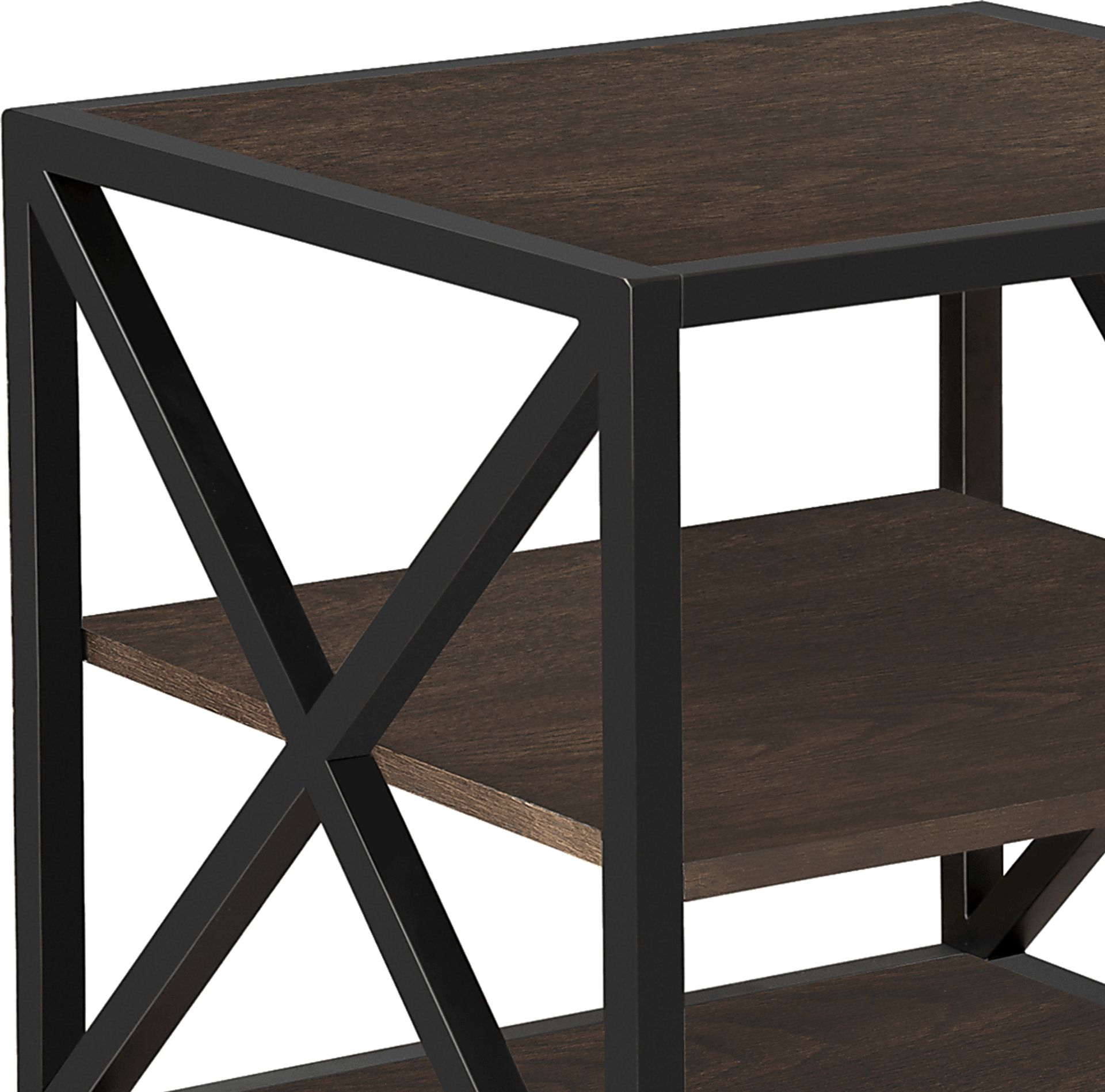 Gebron Dark Brown End Table - Image 7