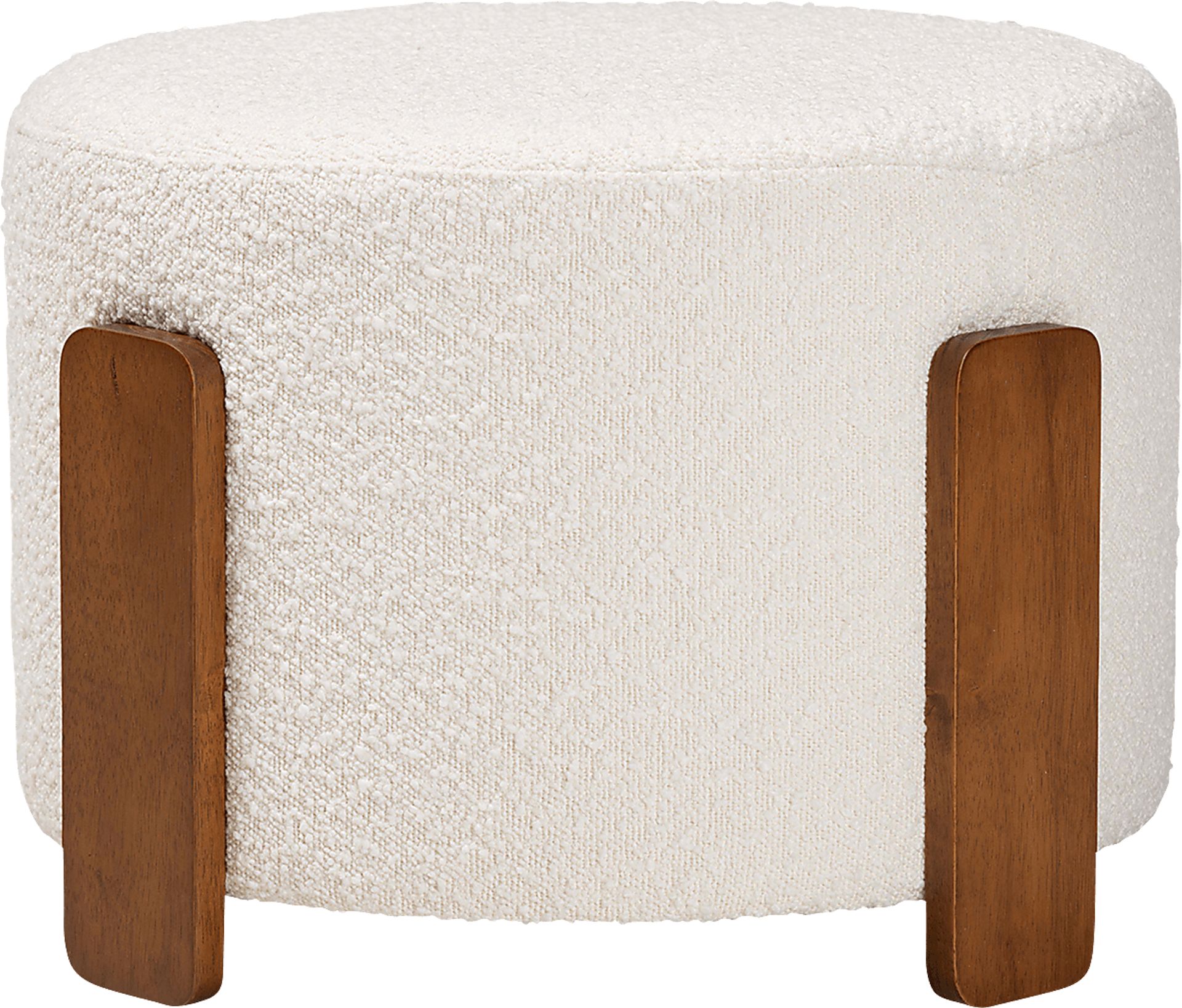 Geddings Cream Ottoman - Image 3