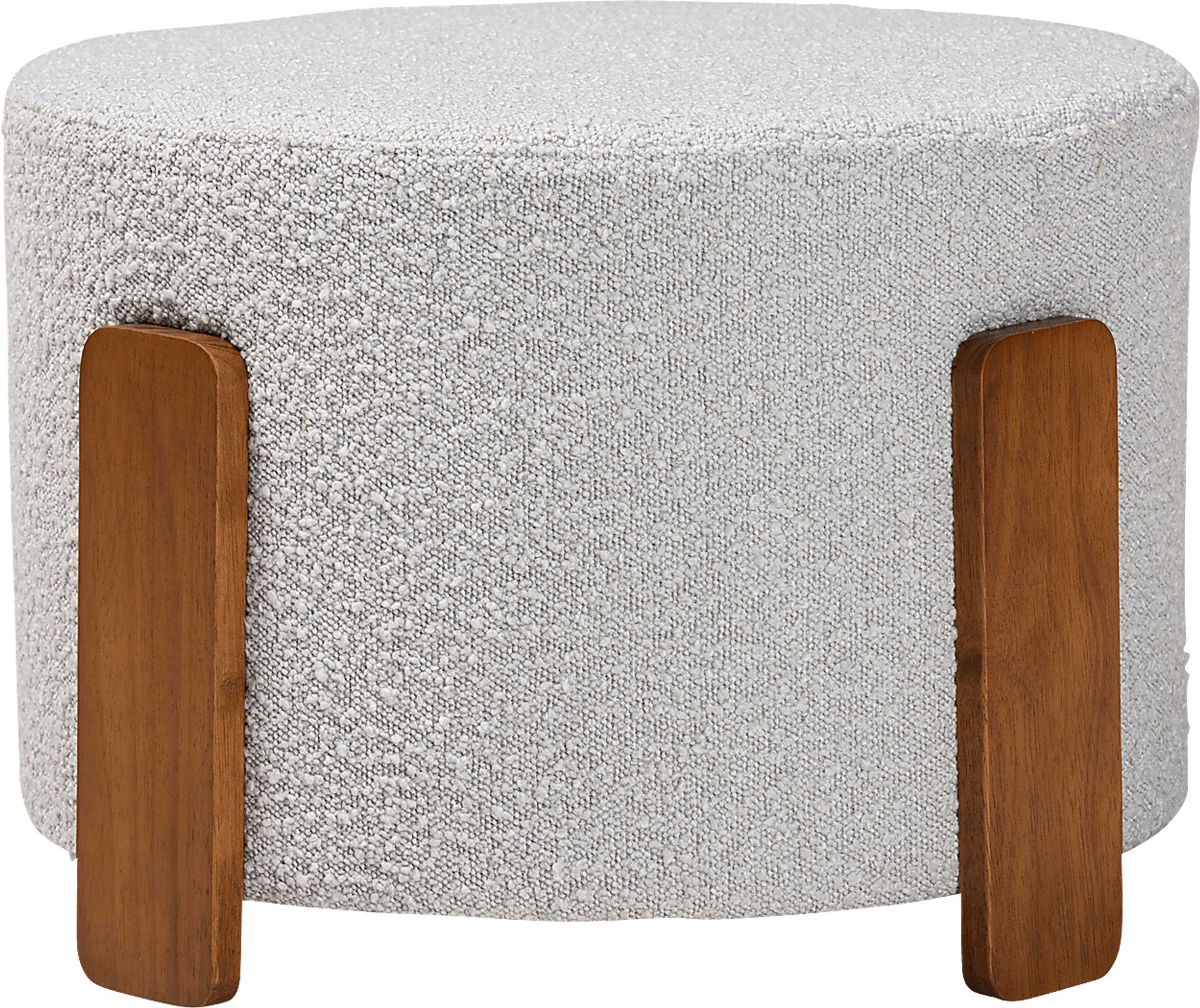 Geddings Gray Ottoman - Image 3