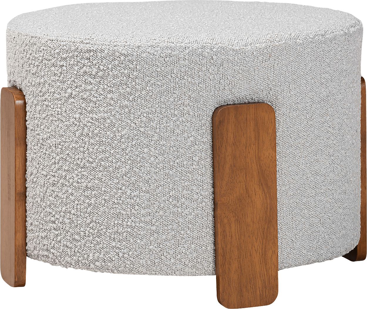 Geddings Gray Ottoman