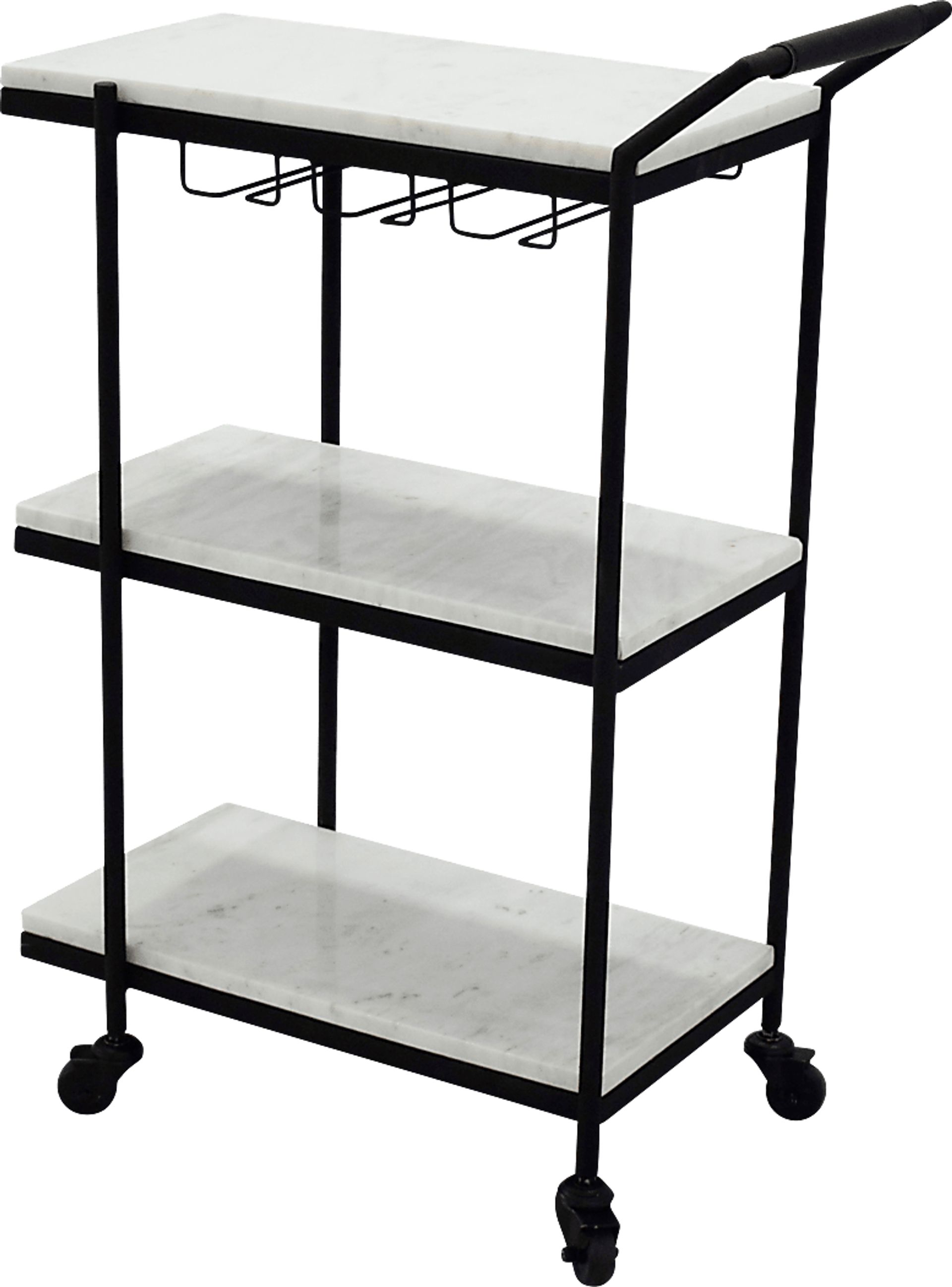 Geensbank White Bar Cart - Image 1