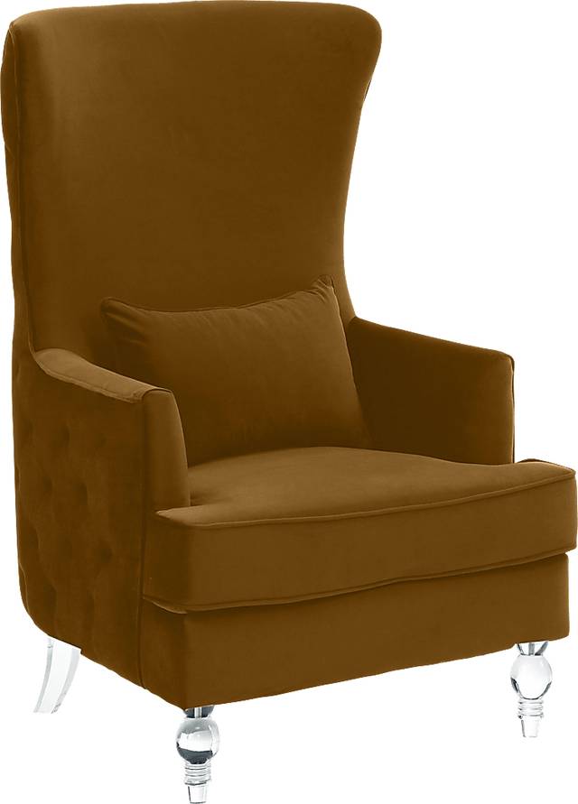 Gehron Cognac Accent Chair - Thumbnail - Image 1