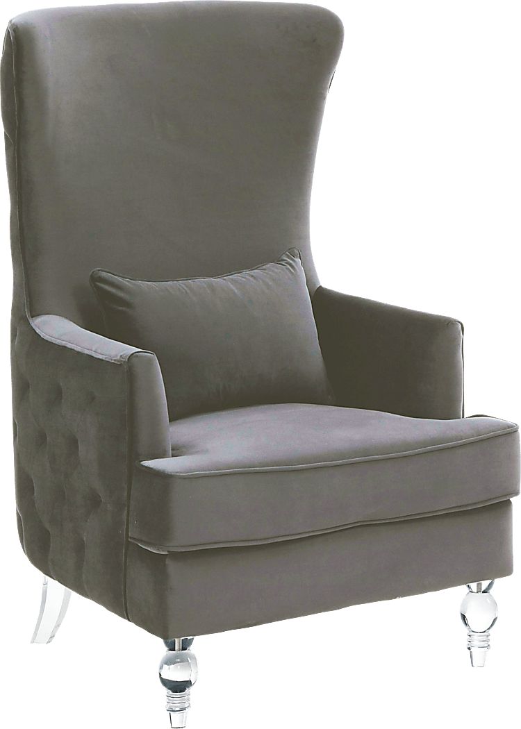 Gehron Gray Accent Chair