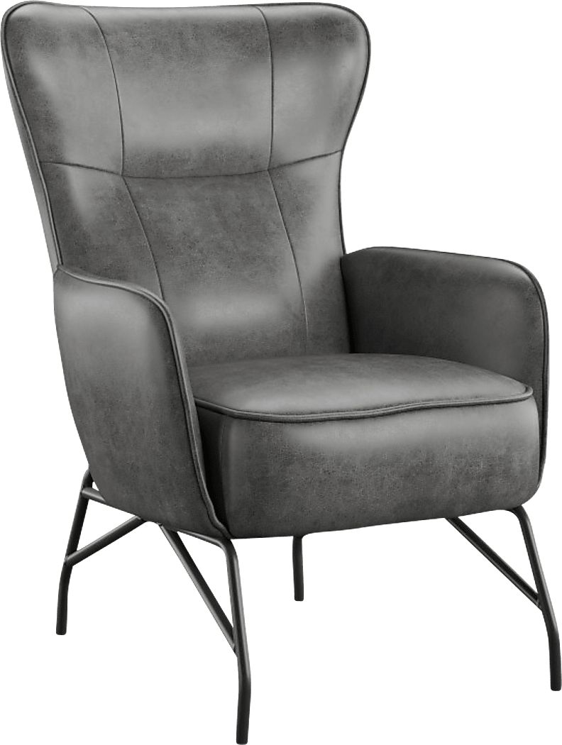 Geitz Charcoal Accent Chair
