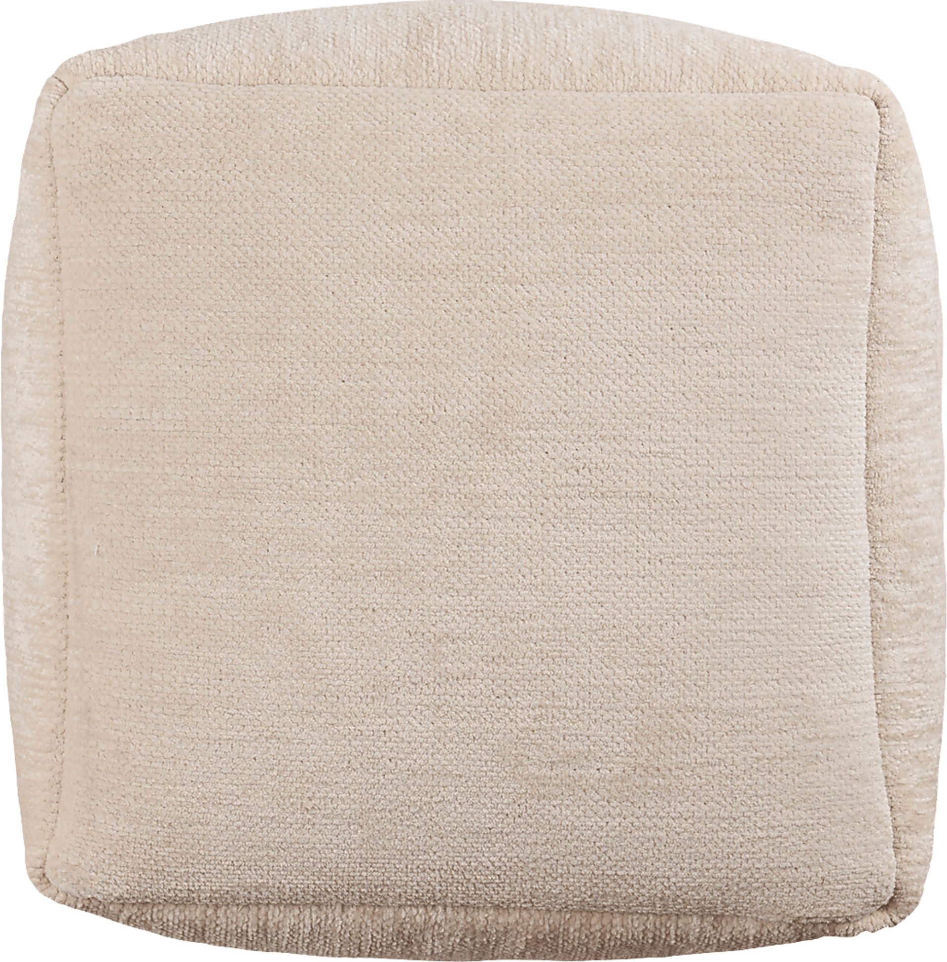 Gekia Ivory Pouf - Image 5