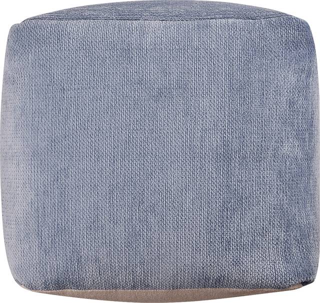 Gekia Light Blue Pouf - Thumbnail - Image 3