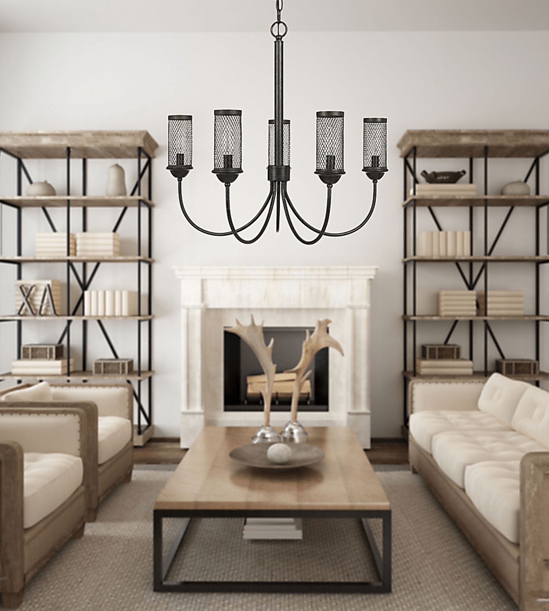 Gelding Bronze Chandelier - Image 2