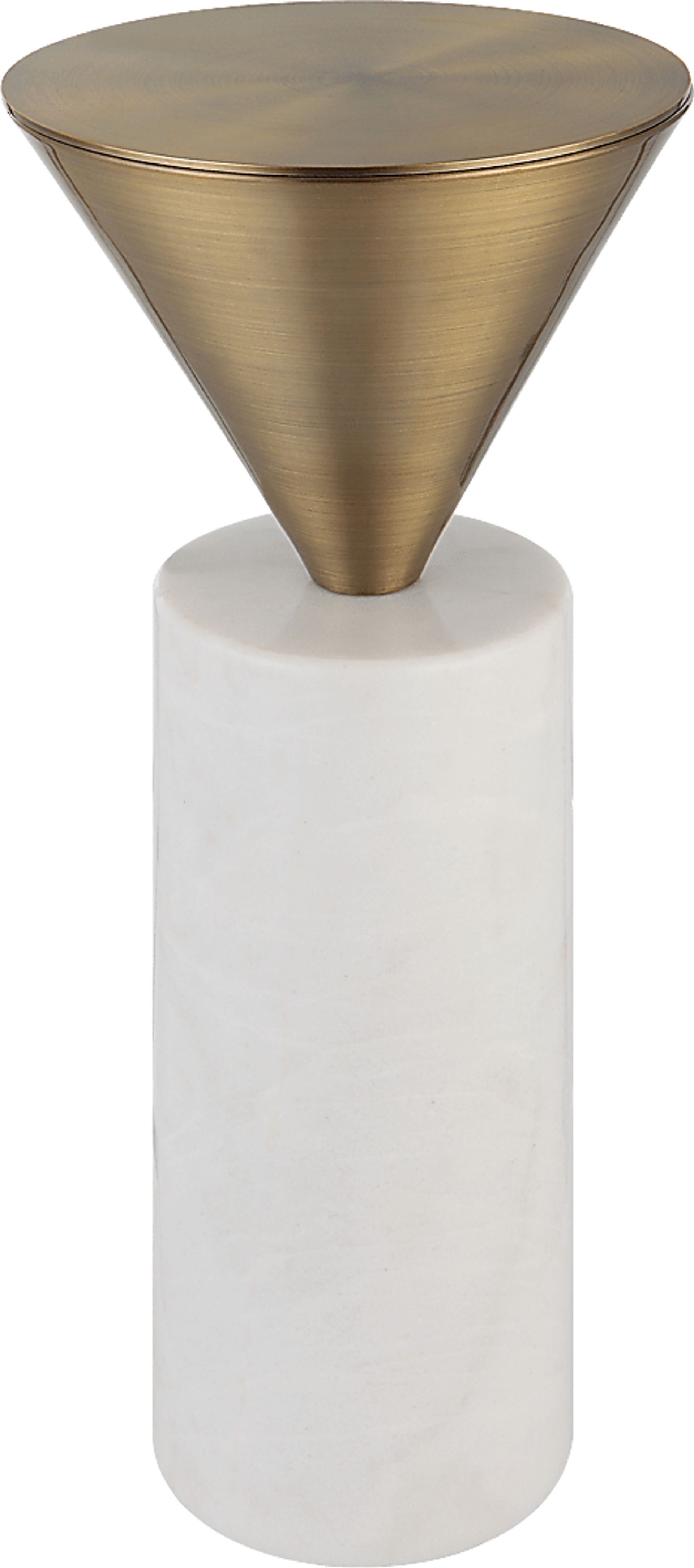 Geldus Brass Accent Table - Image 1