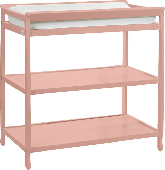 Kids Gelhaven Pink Changing Table - Thumbnail - Image 1