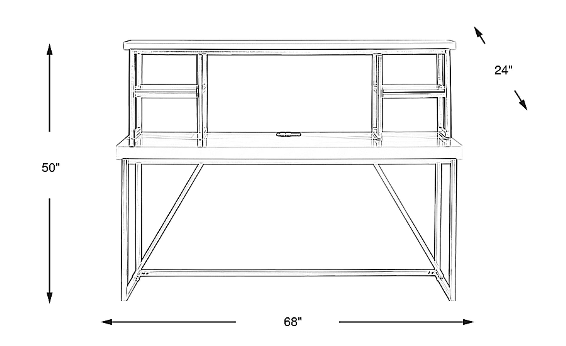 Dimension Image. Please refer to the Dimension Tab on this page for dimension details.