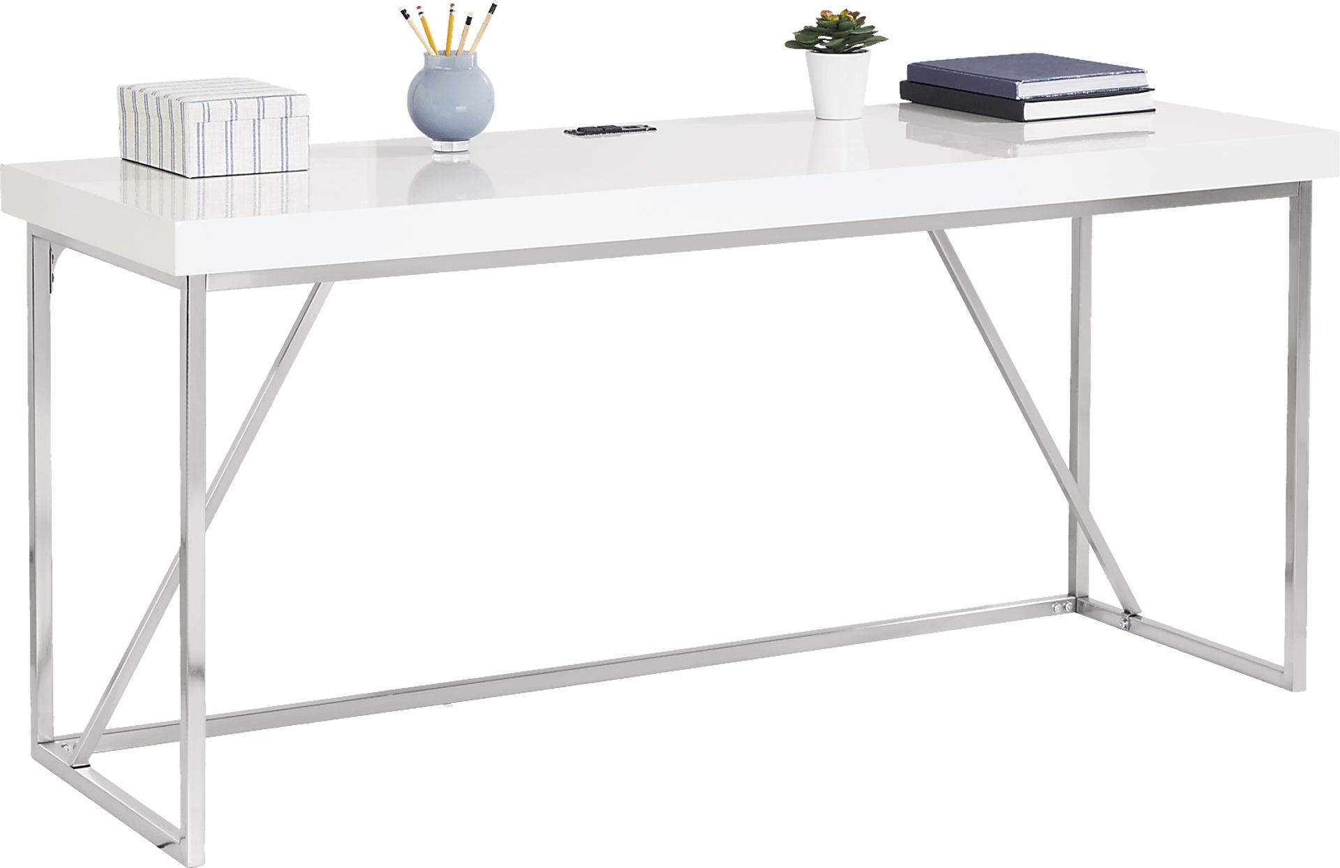 Geller White Credenza - Image 3