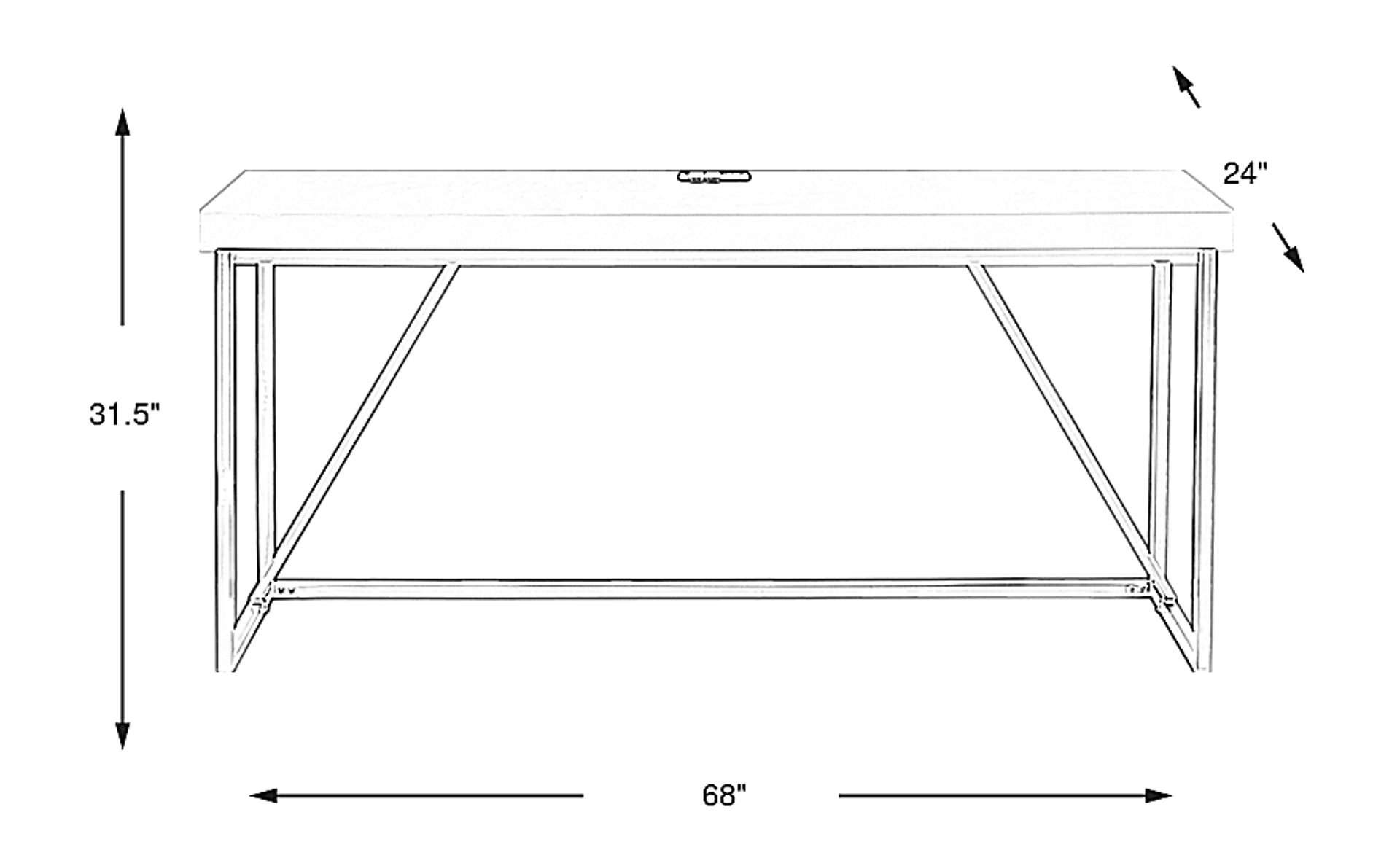Dimension Image. Please refer to the Dimension Tab on this page for dimension details.