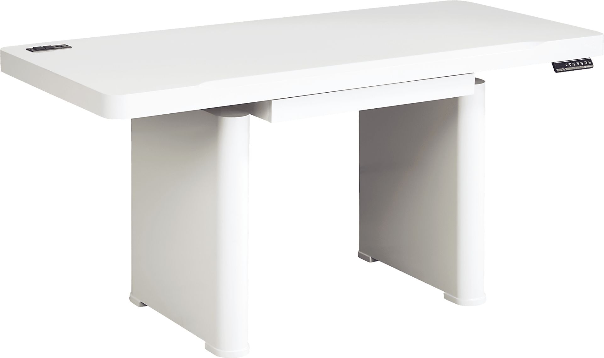 Geller White Sit & Stand Desk - Image 3