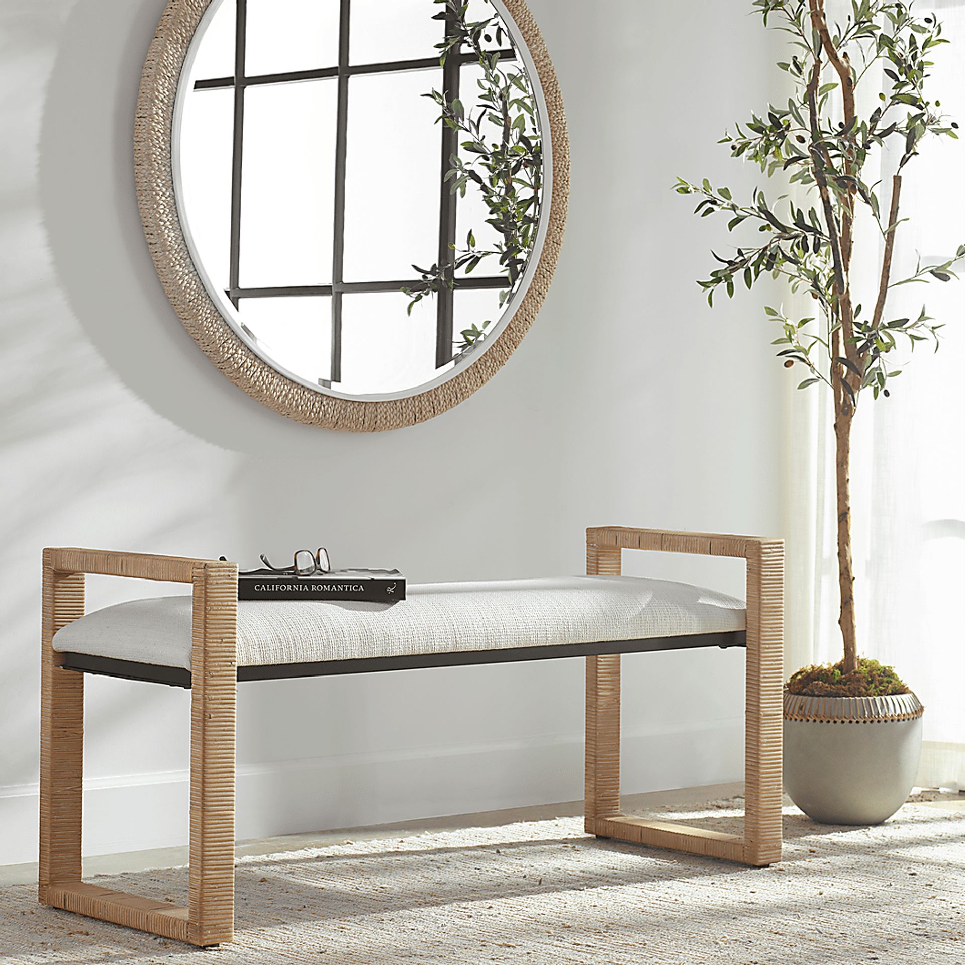 Gelli Beige Bench - Image 2