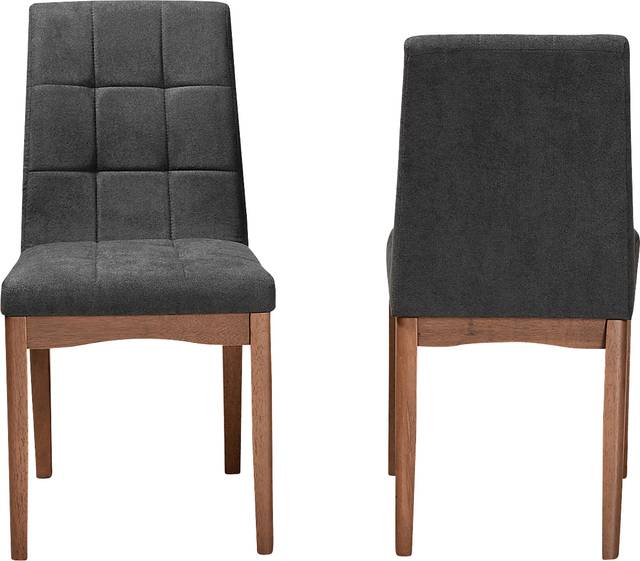 Gelston Dark Gray Side Chair, Set of 2 - Thumbnail - Image 2