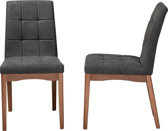 Gelston Dark Gray Side Chair, Set of 2 - Thumbnail - Image 3