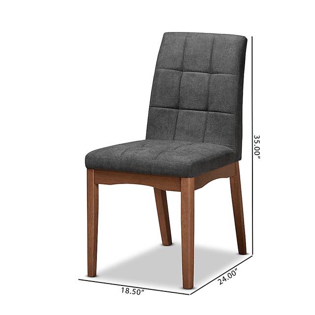 Gelston Dark Gray Side Chair, Set of 2 - Thumbnail - Image 8